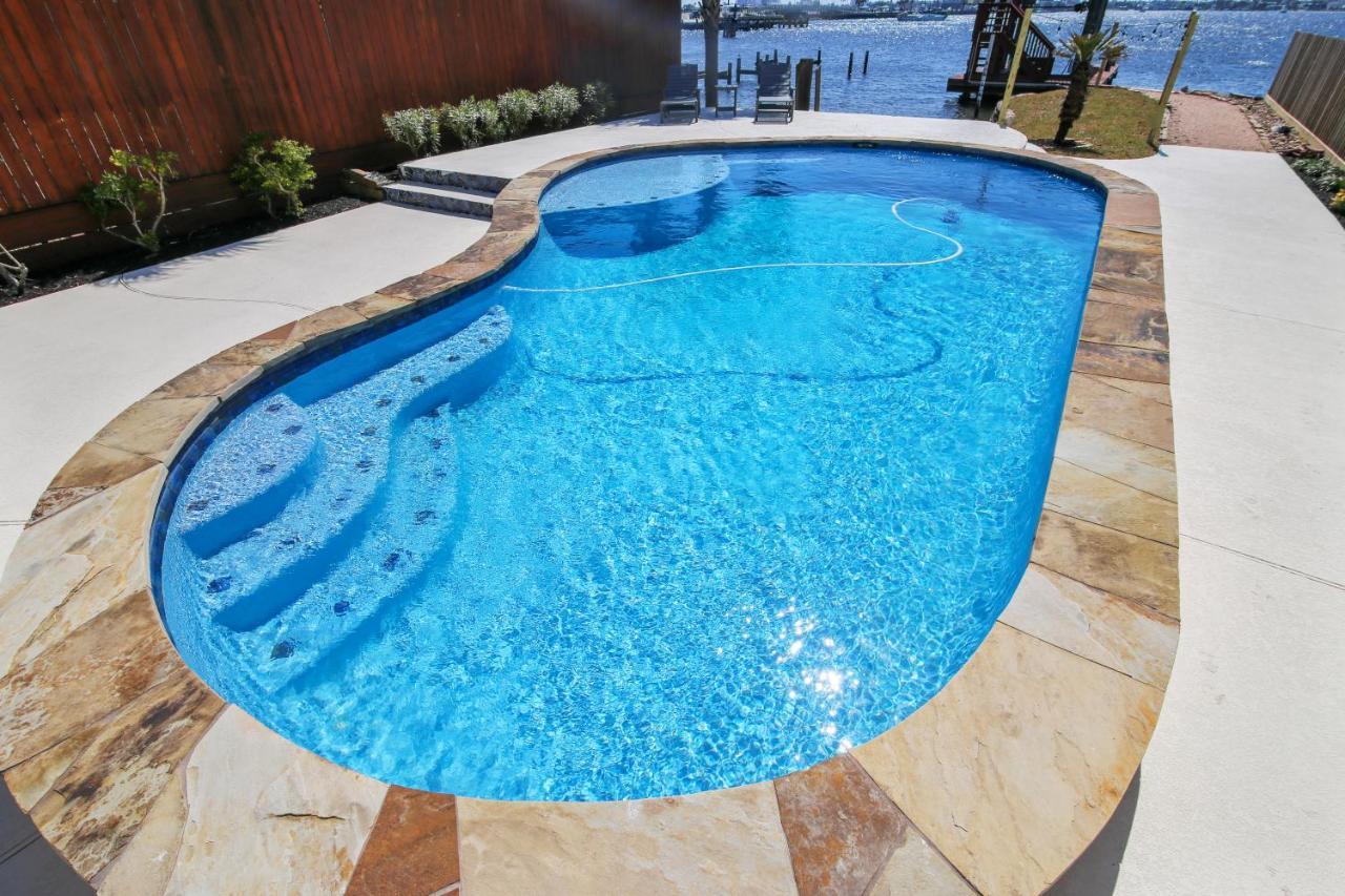 Villa Pool Days And Dock Nights à Galveston Extérieur photo